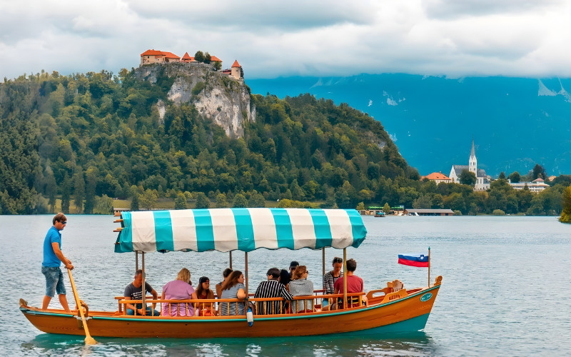 Pletna Boats Are the Traditional Choice