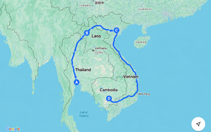 Best Southeast Asia Backpacking Route Overview